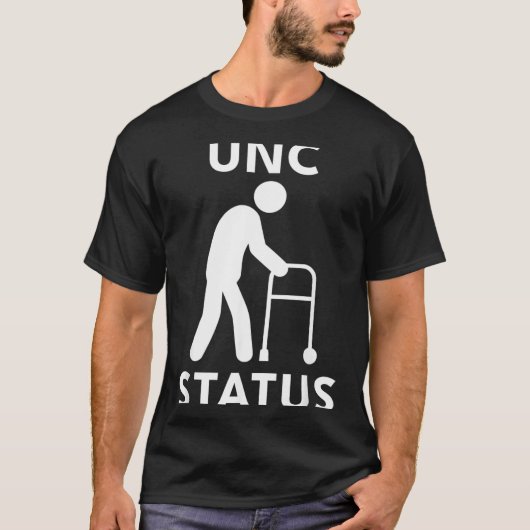 Oom Status Grappige Oude Mensen Meme T-shirt (Voorkant)