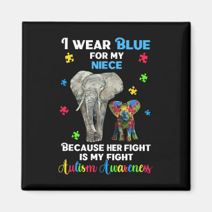 Oom Tante Autisme Awareness Magneet