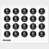 Oom Tante Autisme Awareness Ronde Sticker (Vel)