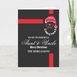 Oom / tante prettig kerstfeest  feestdagen kaart
