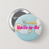 Oom-te-worden Ronde Button 5,7 Cm (Voorkant /achterkant)