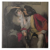 Oom Toby en weduwe Wadman Tegeltje (Voorkant)