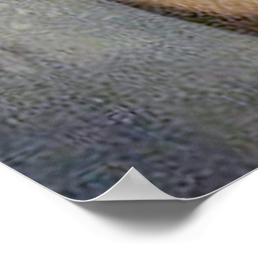 Oom Toby, typische Kitch-kunst van Frederick Dielm Poster (Hoek)