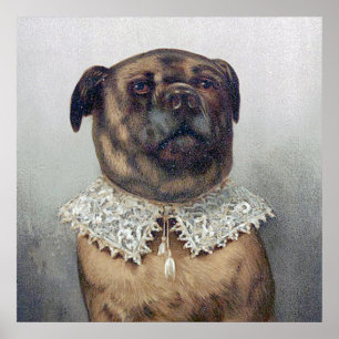 Oom Toby, typische Kitch-kunst van Frederick Dielm Poster