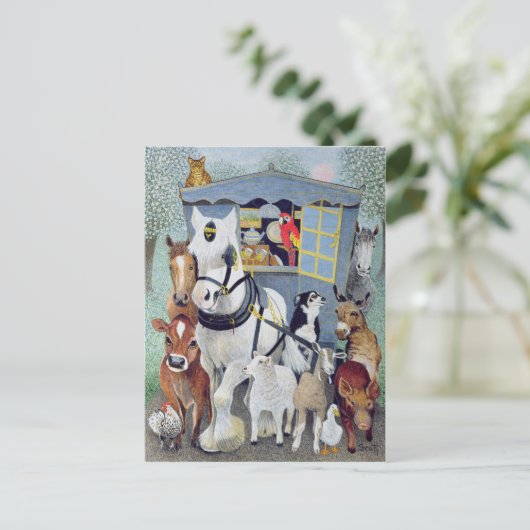 Oom Tom Cobbley en alles Briefkaart (Staand voorkant)