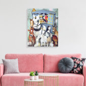 Oom Tom Cobbley en alles Canvas Afdruk (Insitu (Woonkamer))
