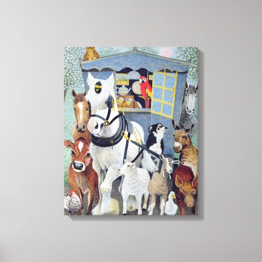 Oom Tom Cobbley en alles Canvas Afdruk (Voorkant)