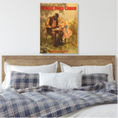 Oom Tom's Cabin Black Man & Girl Theater Canvas Afdruk (Insitu (Slaapkamer))