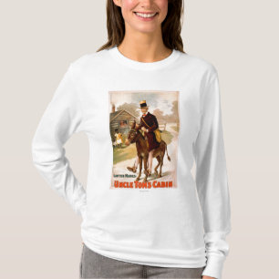 Oom Tom's Cabin Man en Donkey Theater T-shirt