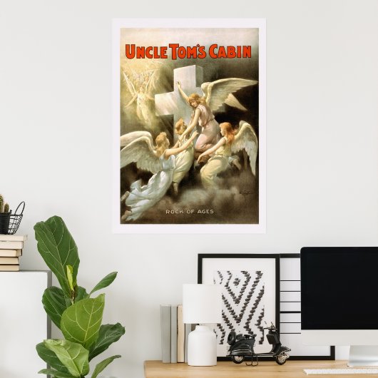 Oom Toms Cabin Vintage Poster (Thuiskantoor)