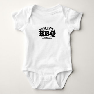 Oom Tony's BBQ Baby Body Suit (Black Logo) Romper