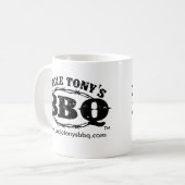 Oom Tony's BBQ Coffee Mok (Barbed Wire) (Voorkant links)