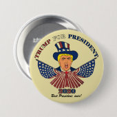 oom Trump Ronde Button 7,6 Cm (Voorkant /achterkant)
