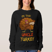Oom Turkey Matching Family Group Thanksgiving Pa Trui (Voorkant)