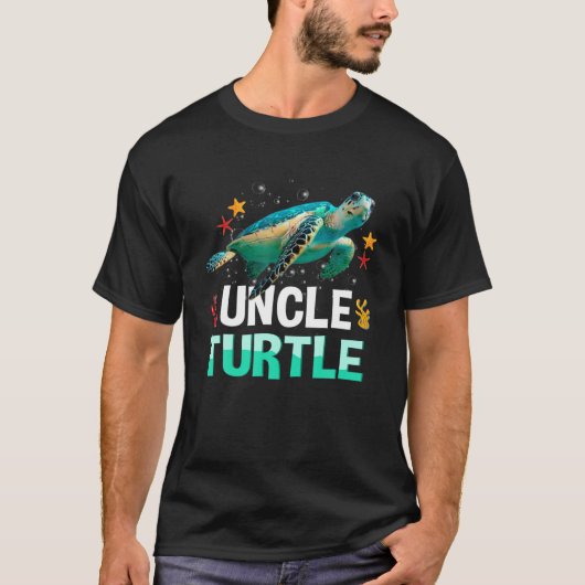 Oom Turtle Family Matting Turtles Lover Fathers T-shirt (Voorkant)