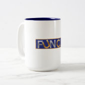 Oom  tweekleurige koffiemok (Voorkant links)