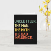 Oom Tyler Citaat De Man De Mythe De Slechte Invloe Kaart (Gele Bloem)