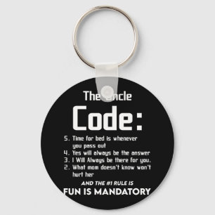 Oom uit Niece Nephew de oom koel 5 dingen Sleutelhanger