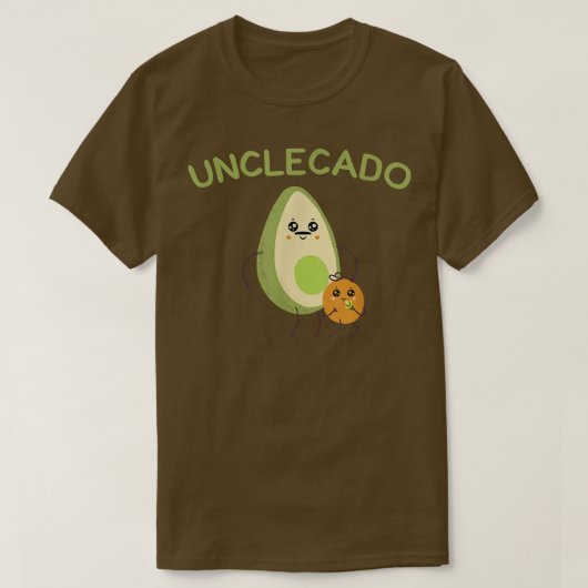 oom vader avocado grappige aankondiging babycado t-shirt (Design voorkant)