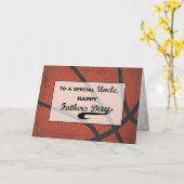 Oom vaders dag basketbal grote noodlijdende auto kaart (Gele Bloem)