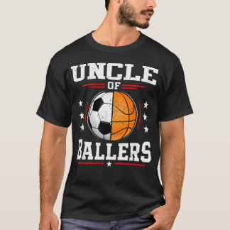 Oom Van Ballers Basketbal Voetbal T-shirt