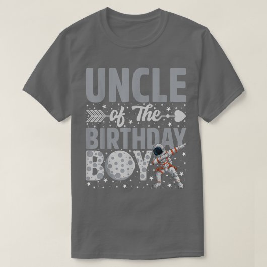 Oom van de Astronaut Boy Space Theme Bd T-shirt (Design voorkant)