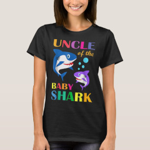 Oom van de Baby Birthday Shark oom Shark Chris T-shirt