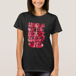 Oom van de Berry Sweet One Aardbei eerste geboorte T-shirt