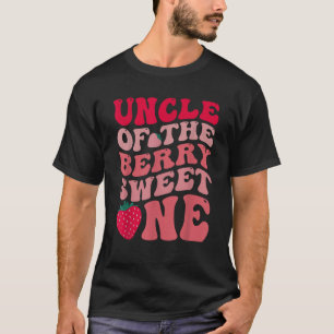 Oom van de Berry Sweet One Aardbei eerste geboorte T-shirt