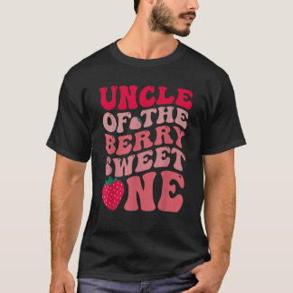 Oom van de Berry Sweet One Aardbei eerste geboorte T-shirt
