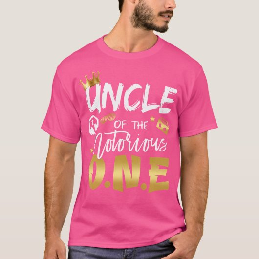 Oom van de beruchte One Old School 1st Hip Hop T-shirt (Voorkant)