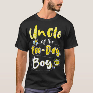 Oom van de bijendag Jongen Hive Party Matching Bir T-shirt