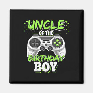 Oom van de Birthday Boy Matching Video Game Birt Magneet