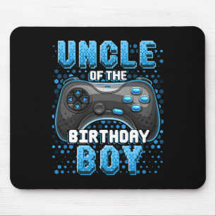 Oom van de Birthday Boy Matching Video Game Birt Muismat