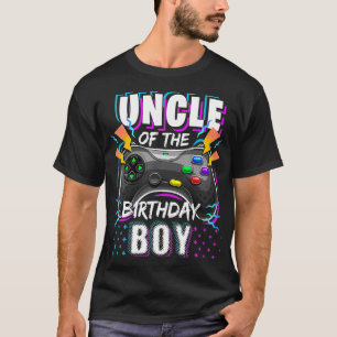 Oom van de Birthday Boy Matching Video Game Birt T-shirt
