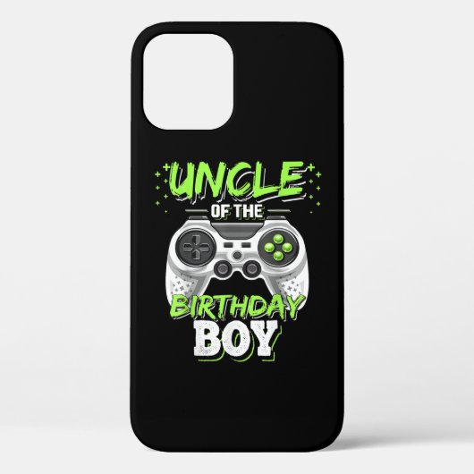 Oom van de Birthday Boy Matching Video Game Case-Mate iPhone Case (Achterkant)