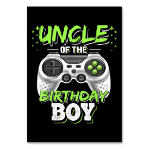 Oom van de Birthday Boy Matching Video Game Kaart
