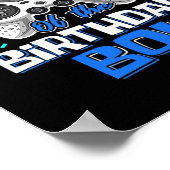 Oom van de Birthday Boy Matching Video Game Poster (Hoek)