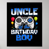 Oom van de Birthday Boy Matching Video Game Poster (Voorkant)