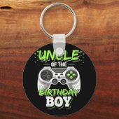 Oom van de Birthday Boy Matching Video Game Sleutelhanger (Voorkant)