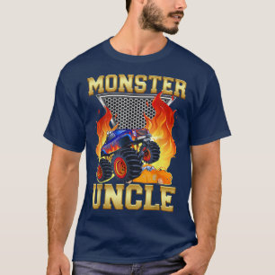 Oom van de Birthday Boy Monster Truck Matching F T-shirt
