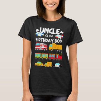 Oom van de Birthday Boy Transportday Birthday T-shirt
