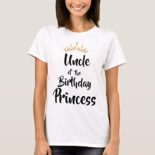 Oom van de Birthday Princess Matching Family T-shirt