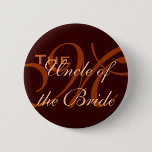 Oom van de Bride Button