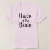 Oom van de Bride T-shirt (Design voorkant)