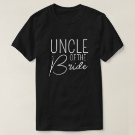 Oom van de bruid - bijpassende familie bruiloft t-shirt
