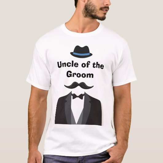 Oom van de bruidegom Custom T-shirt (Voorkant)