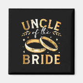 Oom van de bruid's oom bruiloft en verloving magneet (Voorkant)