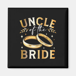 Oom van de bruid's oom bruiloft en verloving magneet