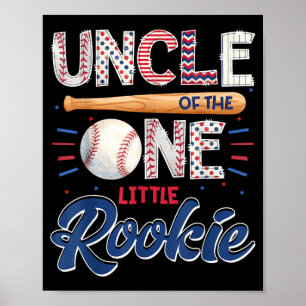 Oom Van De Eén Kleine Nieuwkomer Honkbal 1e Poster